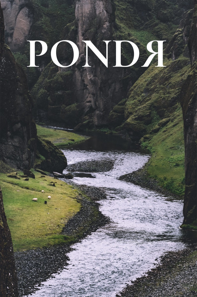 A Pondr magazine cover